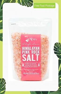 Chef's Choice Rock Salt, 1 Kg FAST FREE SHIPPING AU • 10.80$
