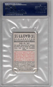 1934 Martin Brinkmann Deutschland Hoch In Ehren #347 PSA (Red Baron) - Picture 1 of 2