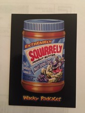 2018 TOPPS WACKY PACKAGES GO TO THE MOVIES Black #12 of 20 Squirrely