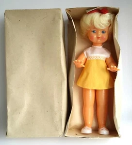 1970 URSS Rusia soviética Muñeca rubia de plástico MASHA Машенька - Imagen 1 de 9