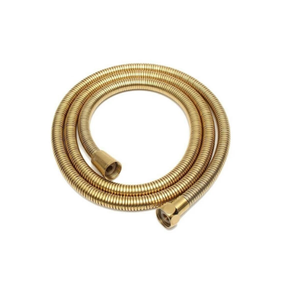 SC0 TUBO FLESSIBILE SOFFIONE DOCCINO DOCCIA VASCA BAGNO 1.7MT DORATO ORO 02092