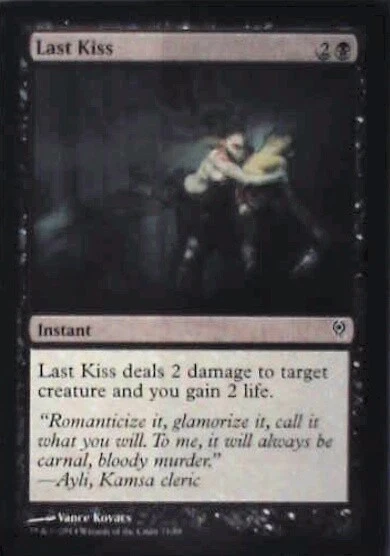 Last Kiss - Duel Decks: Jace vs. Vraska: #71, Magic: The Gathering Nm R27 - Image 1 of 1