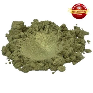 VERDIGRIS GOLD / GREEN LUXURY MICA COLORANT PIGMENT POWDER COSMETIC GRADE 2 OZ - Picture 1 of 12