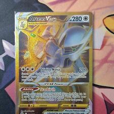Arceus Vstar 184/172 Full Art GOLD Secret Rare Pokémon Card Brilliant Stars 
