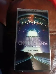 Close Encounters of the Third Kind Collector’s Edition VHS 1998 Tested VG Fast S - Picture 1 of 6