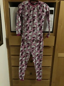 Pre-owned Hello Kitty Thermal Set Girls PJ’s Size 9/10  - Picture 1 of 7