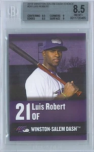 2018 Luis Robert Winston-Salem Dash #24 BGS 8.5 NM-MT+ Minor League 600 made SSP - Picture 1 of 2