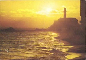 Beautiful View of Sunset At Farol Beach, Salvador, Brazil Postcard - Picture 1 of 2