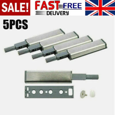 5X Push to Open System Damper Buffer Door Cabinets Drawer Hinges Heavier Catch - Image 1 of 4