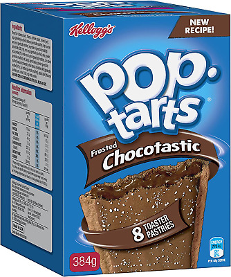 Kellogg'S Pop-Tarts Frosted Chocotastic 384G, 8 Count | FREE SHIPPING | • 7.90$
