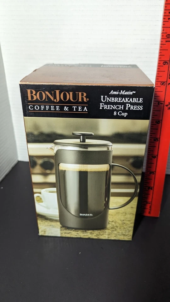 Prensa francesa BonJour café y té ami-matina 8 tazas de plástico sin BPA  Foto 1 de 4