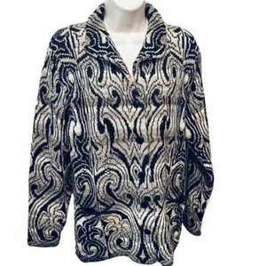 Intiwara Alpaca Button Blazer Cardigan Swacket Jacket Fall winter women’s large - Picture 1 of 6