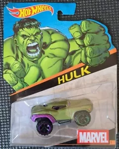 Coche diecast de personajes HOTWHEELS - MARVEL - #05 - HULK - Imagen 1 de 2