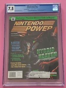 Nintendo Power Magazine #123 08/99 Hybrid Heaven Cover Graded CGC 7.5 W/ POSTER - Imagen 1 de 5