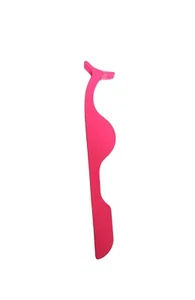 Eyelash Tweezer False Eyelashes Fake Lashes Applicator Tool - Pink - Picture 1 of 1