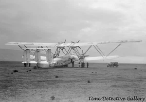 Imperial Airways "Hanno", Semakh, Palestine - 1931 - Vintage Photo Print - Picture 1 of 1