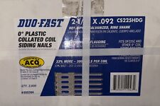 Duo-Fast 650394 Collated Siding Nail, 2 1/4 In L, Hot Dipped Galvanized, 3600 Pk