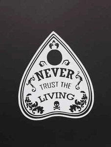 Beetlejuice Never Trust The Living Car Decal - Bild 1 von 1