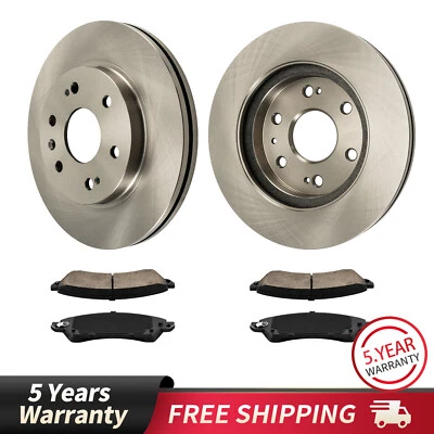 Rotores de disco delanteros y pastillas de freno para Chevrolet Silverado 1500 GMC Sierra 1500 2006 Foto 1 de 4