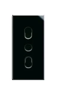 AVE 442006/15TS PRESA BIPASSO STANDARD LIFE S44 NERA 1 MODULO 2P+T 10/16A 250V - Foto 1 di 1