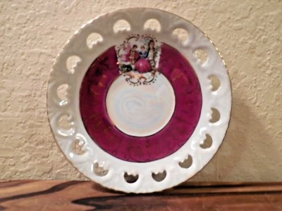 Placa Coleccionista Decoración Vidrio Cerámica Empress by Haruta Japón 6" pulgadas Foto 1 de 2