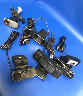 LOT OF 6X MIX 1080P HD MODELS Web Cams - Image 1 of 4