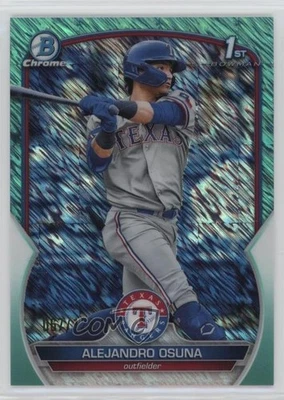 2023 Bowman Chrome Prospects Aqua Shimmer Refractor /125 Alejandro Osuna - Image 1 of 2