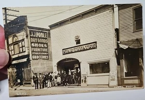 1914 Algonac Michigan Star Theatre Western Girls Cowboy Movie Poster Pesha RPPC - Picture 1 of 7