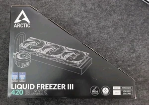 ARCTIC Liquid Freezer III Pro 420 black PC Water Cooler AIO Computer Cooling - Afbeelding 1 van 4