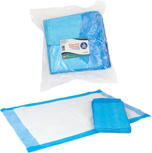 Almohadilla inferior desechable 1341, almohadilla de cama para incontinencia de grado médico para proteger la sábana, M - Imagen 1 de 12