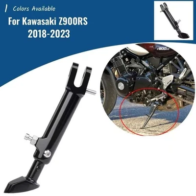 Soporte lateral ajustable para pie de motocicleta para Kawasaki Z900RS 2018-2023 Foto 1 de 4