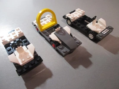 LEGO; 3 Stk.; 4212; Chassis Platte Fahrgestell Auto 4x10 ; Räder; Kotflügel; (G) - Bild 1 von 4