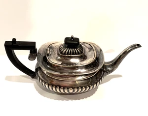 Vintage William Adams EPNS Teapot Made in Sheffield England – Black Handle - Picture 1 of 12