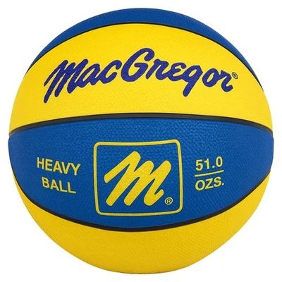 Baloncesto pesado Macgregor para hombre, amarillo, azul, talla oficial (29,5") Foto 1 de 4