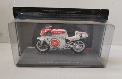 SUZUKI RGV500 BRITISH GP1993 , 1/18 MOTOGP MOTORCYCLE, ALEX BARROS, ALTAYA - Image 1 of 4