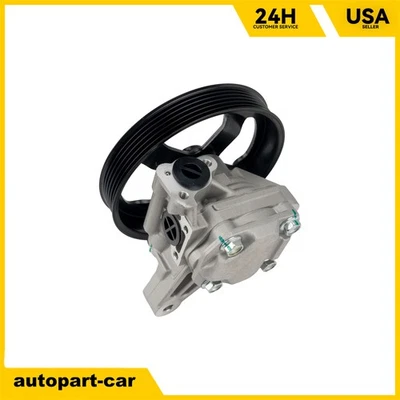 Power Steering Pump with Pulley Fits 2005-2008 Acura RL 56100RJA015 56100RJA005 - Image 1 of 4