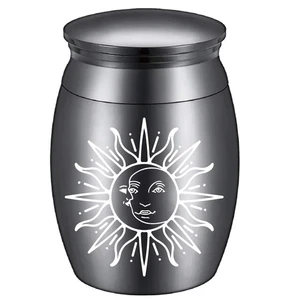 Sun & Moon Night Small Keepsake Urns for Human Ashes Mini Cremation Urns Stai... - Picture 1 of 7