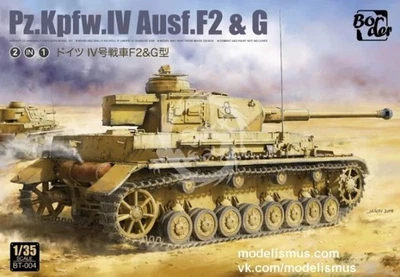 Pz.Kpfw. IV Ausf. F2 & G - Border Model BT-004 skala 1/35 - Immagine 1 di 3