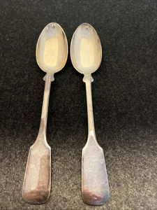 Robbe & Berking „Spaten“ – 2 Löffel, ca. 22 cm, 150 versilbert - Bild 1 von 4