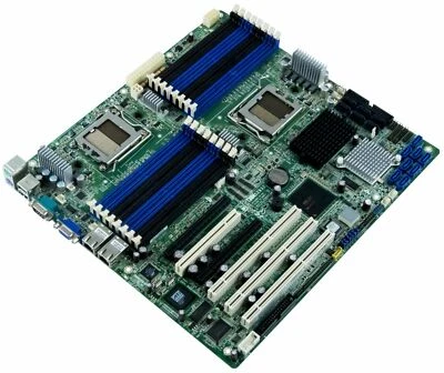 Server Motherboard TYAN S2932 S2932WG2NR-SI 2x Socket F DDR2 Eatx Nvidia NFP3600 - Image 1 of 2