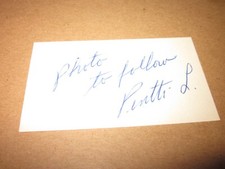 PENTTI LUND SIGNED AUTOGRAPHED THE TIMES NEWS BUISNESS CARD-DECEASED-RARE