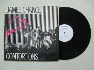 LP 33T JAMES CHANCE - CONTORTIONS "Live aux bains douches" TEST PRESSING / - Picture 1 of 1