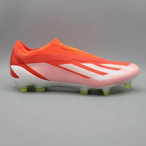 Botines de fútbol Adidas X Crazyfast Elite sin cordones FG para hombre talla 7,5 rojo solar IG0611 - Imagen 1 de 8
