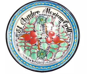 El Asadero Mexican Grill Display Deco Plate (Pottery Made in Mexico) - Picture 1 of 4