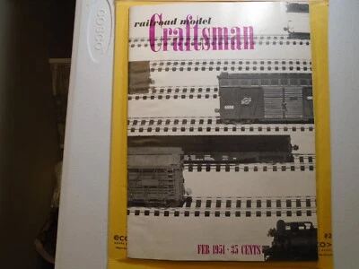 1951 RAILROAD MODEL CRAFTSMAN MAGAZINE, BOOKS, TRAINS, ( FEB  1951 ) FREE SHIP - Image 1 of 3