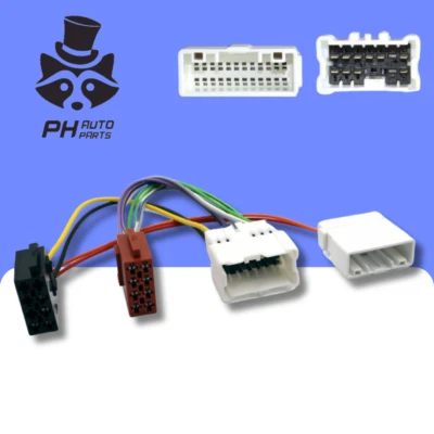 4CARMEDIA Cavo adattatore ISO autoradio Renault Master, Vauxhall Movano (2010-2019) cavo