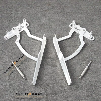 Billet Aluminum Hood Hinges Kit for 1970-1981 Chevrolet Camaro Pontiac Firebird - Image 1 of 4