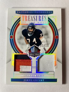 2023 Panini National Treasures NFL Holo Silver Patch Jimbo Covert Bears /10 - Bild 1 von 2