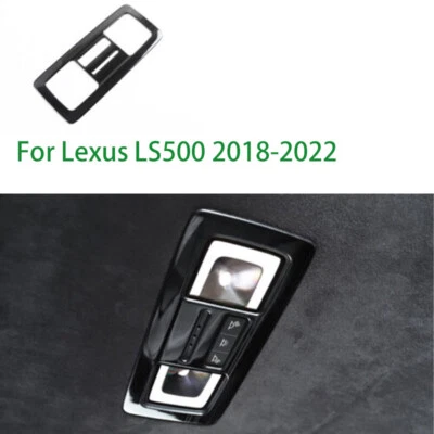 Para Lexus LS500 2018-22 Negro Titanio Lámpara de Lectura Marco Cubierta Borde 1 pieza Foto 1 de 4