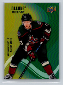2022-23 Upper Deck Allure #SF-25 Nathan Smith (RC) -Yellow Green Color Flow
